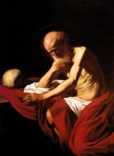 Saint Jérôme pénitent - Michelangelo Merisi Caravaggio